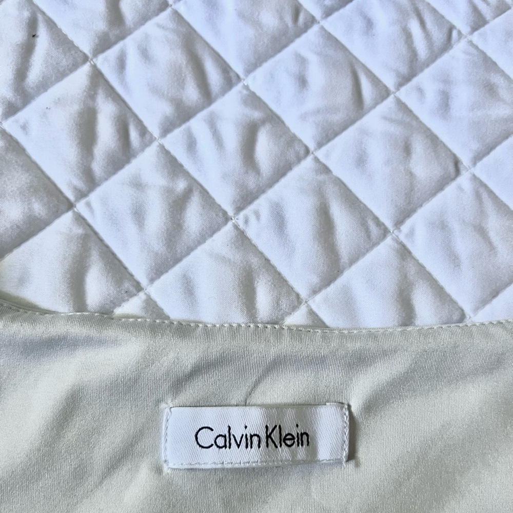 CALVIN KLEIN - Square neck Top - Picture 3 of 4